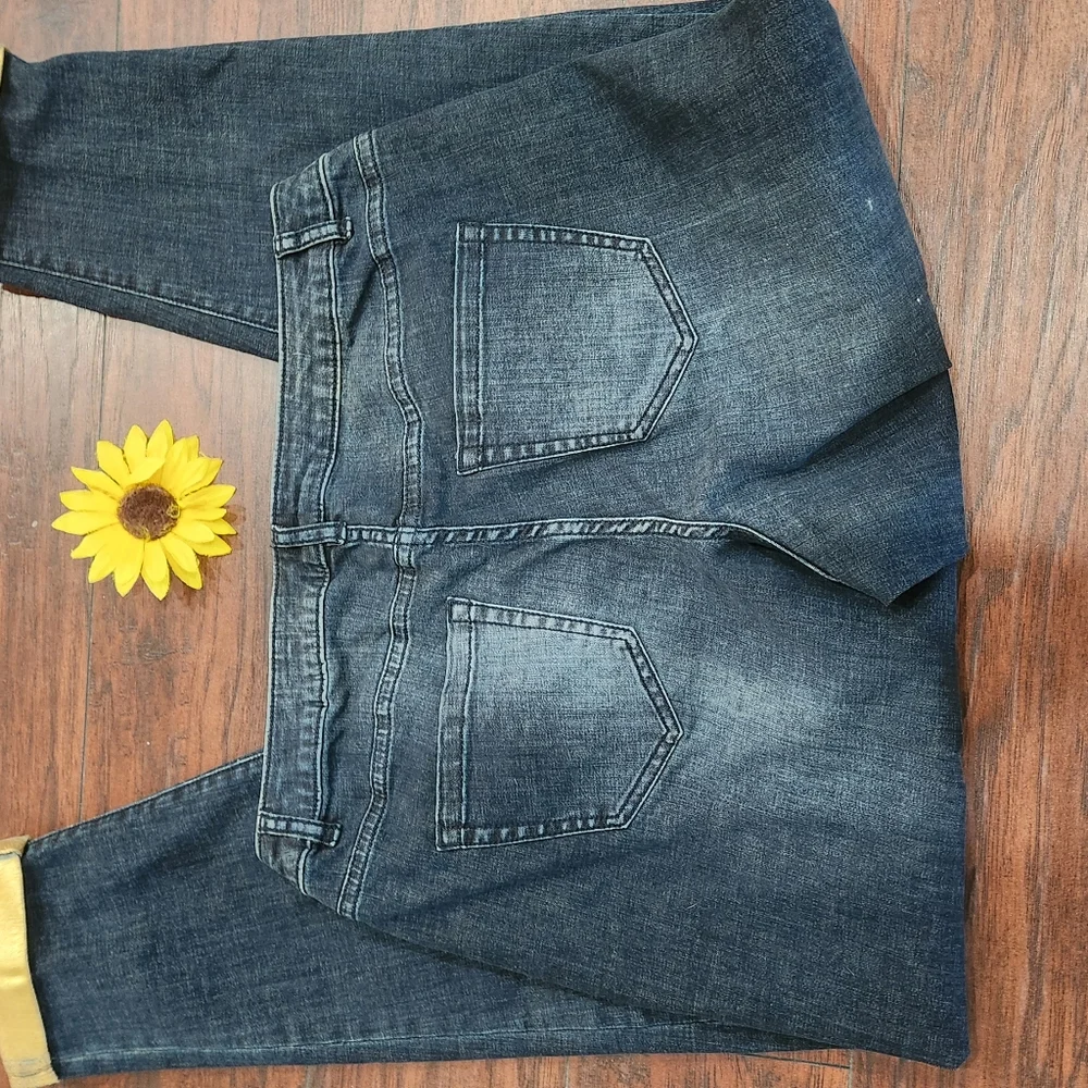 Lane BRYANT BOYFRIEND GENIUS FIT Dark Blue Jeans ♠️🌀